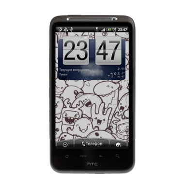 Праздничный принт с дудлами - Виниловые наклейки на HTC Desire HD - купить в Москве, страница 19
