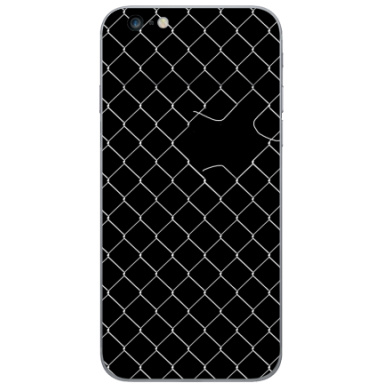 Силуэт свободы: разорванная сетка-рабица - Виниловые наклейки на iPhone 6 plus - купить в Москве, страница 31