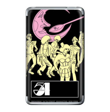 Ночная вечеринка Studio 54 Бродвей Манхэттен Нью-Йорк - Виниловые наклейки на iPod Classic, страница 34