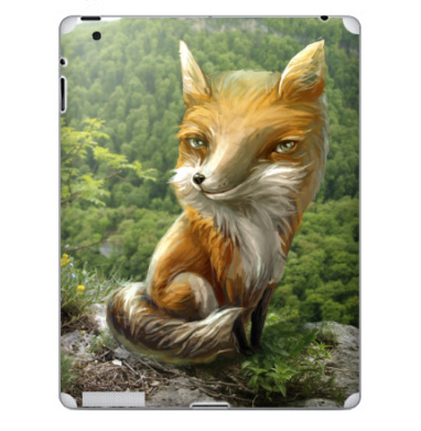 Игривый лис: яркий арт с характером и загадкой - Наклейки на iPad, страница 34