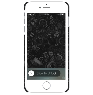 Темный дудл - Чехол матовый для iPhone 6, 6S купить, страница 11