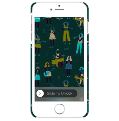 Женский музыкальный паттерн с радостью и вдохновением - Чехол матовый для iPhone 6, 6S купить, страница 5