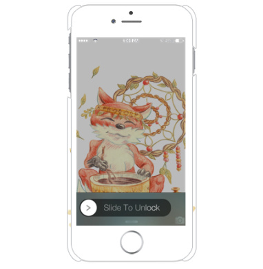 Лис-целитель с ритуальной чашей и ловцом снов - Чехол матовый для iPhone 7 купить, страница 4