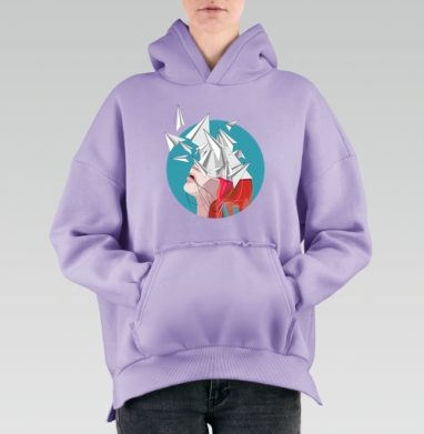 Иллюстрация «Ментальный шторм» – эмоциональный арт - Hoodie Mjhigh Lavanda, страница 4