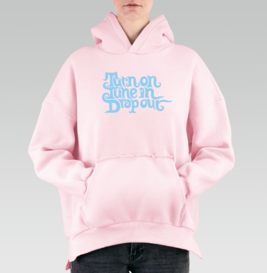 Психоделический ретро лозунг Включись Настройся Выпади - Hoodie Mjhigh Pink, утепленная, страница 6