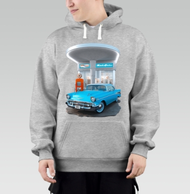 Chevrolet Bel Air / Шевроле Бел Эйр, Толстовка Mjhigh–Mel, утепленная
