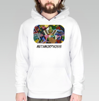 Metamorphosis / Метаморфоза, Толстовка белая Regular, утепленная