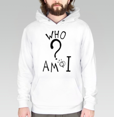 Вдохновляющий арт-постер «WHO AM I?» для саморазмышлений - Магазин футболок Shinko - Дизайнерские принты