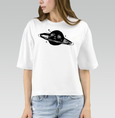 Sad Saturn – Грустный Сатурн в бесконечном холодном темном космосе - prints&patterns