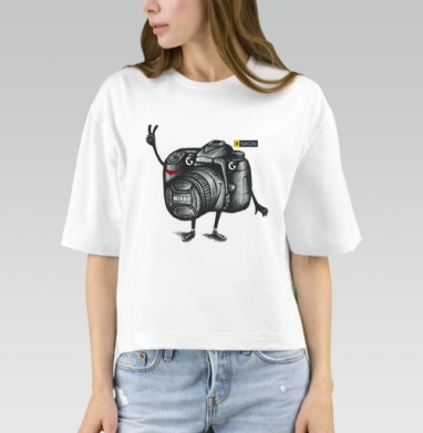 Я Nikon, Футболка женская оверсайз Mido