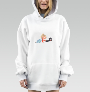 Мальчик играет с кошкой на сером фоне подвижного взаимодействия, Hoodie Mjhigh Dig, оверсайз, утепленная