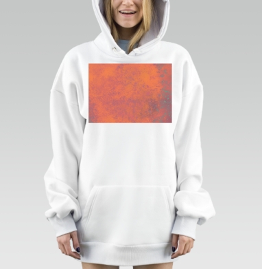 Ржавчина абстрактные текстуры с оттенками бирюзы, Hoodie Mjhigh Dig, оверсайз, утепленная