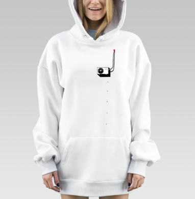 Минимализм охладитель капли эмоции Red Drop, Hoodie Mjhigh Dig, оверсайз, утепленная