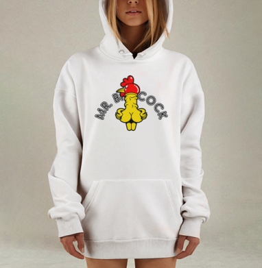 Провокационная Красочный Петух с Ягодицами Смешно, Hoodie Mjhigh Dig, оверсайз, утепленная