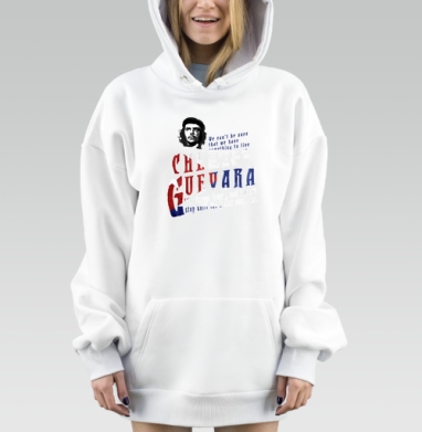Че Гевара революция вдохновение дух свободы, Hoodie Mjhigh Dig, оверсайз, утепленная