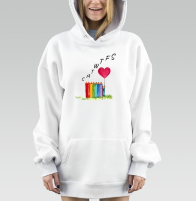 Любовь Семья День Радуга Семья День радужной любви, Hoodie Mjhigh Dig, оверсайз, утепленная