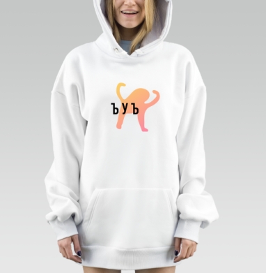 ЪУЪ, Hoodie Mjhigh Dig, оверсайз, утепленная