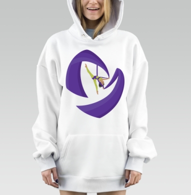 Двойная звезда, Hoodie Mjhigh Dig, оверсайз, утепленная