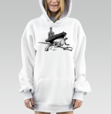 Бери все и не отдавай ничего, Hoodie Mjhigh Dig, оверсайз, утепленная