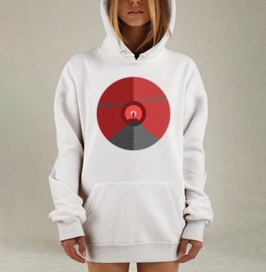 Рок вершина, Hoodie Mjhigh Dig, оверсайз, утепленная