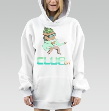 Клубень, Hoodie Mjhigh Dig, оверсайз, утепленная