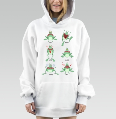 Фрогги мэн, Hoodie Mjhigh Dig, оверсайз, утепленная