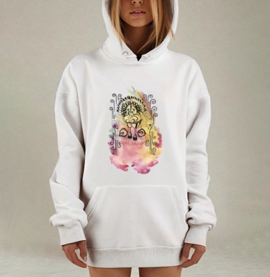 Слона, Hoodie Mjhigh Dig, оверсайз, утепленная