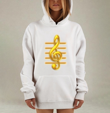 Золотой ключ, Hoodie Mjhigh Dig, оверсайз, утепленная