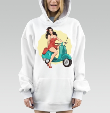 Макаронинка, Hoodie Mjhigh Dig, оверсайз, утепленная