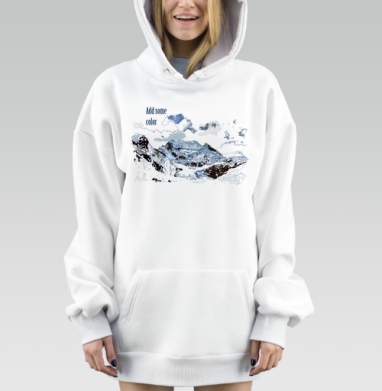 mountain оптом, Hoodie Mjhigh Dig, оверсайз, утепленная
