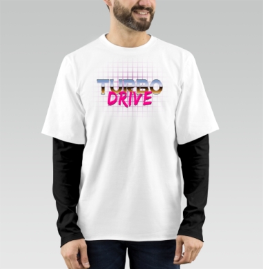 Turbo Drive / Турбо-драйв, Футболка мужская лонгслив OneOne