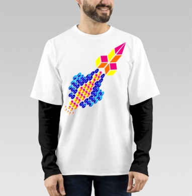 Simply rocket (Ракета), Футболка мужская лонгслив OneOne