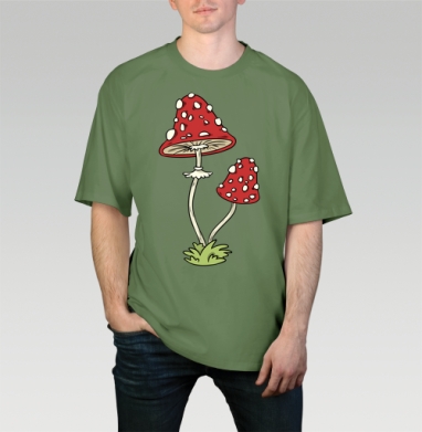 Mushrooms Грибочки - Магазин футболок oixxo - Дизайнерские принты