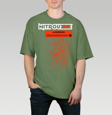 НИТРО. Голова Робота - Магазин футболок Nitrouzzz