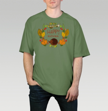 Happy Happy Autumn / Самая счастливая осень - Магазин футболок WhiskyAnimal