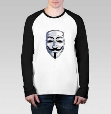 Anonymous / Анонимус, Футболка длинный рукав / Мужчинам / Реглан / Принт