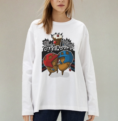 Боксерский поединок кексов: Cake Walnut vs Muffin Blueberry - Funny T-Shirts For Cheerful Life