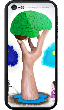Не крадите у детей будущее и мечты — символический арт - Бампер на iPhone 5, 5S, страница 7