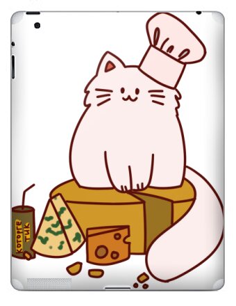 Кот-повар на сырном троне с баночкой КОТОРГЕТИК - Наклейки на iPad, страница 8