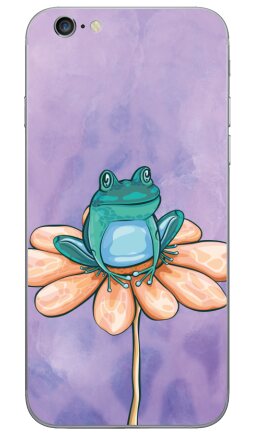 Бирюзовая лягушка на персиковом цветке - Виниловые наклейки на iPhone 6, 6s - купить в Москве, страница 6