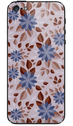Синие осенние цветы - Виниловые наклейки на iPhone 5 - купить в Москве, страница 5