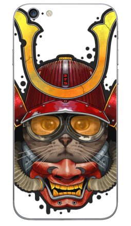 Футуристичный самурай-кот в доспехах 325 - Виниловые наклейки на iPhone 6, 6s - купить в Москве, страница 5