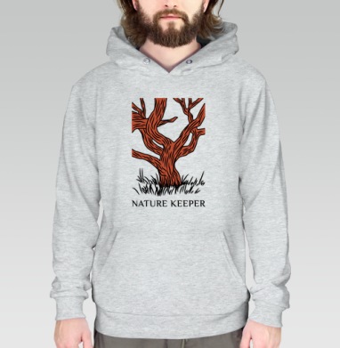 Хранитель природы красное дерево вдохновение Nature Keeper, Толстовка меланж Regular