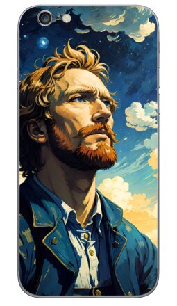 Грустный Винсент - Виниловые наклейки на iPhone 6, 6s - купить в Москве