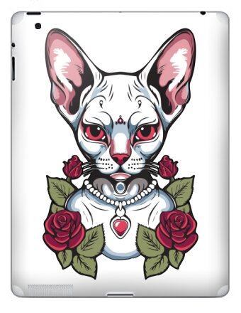 Сфинкс в розах - Наклейки на iPad, страница 3