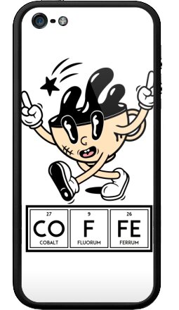 Кофе мен - Бампер на iPhone 5, 5S