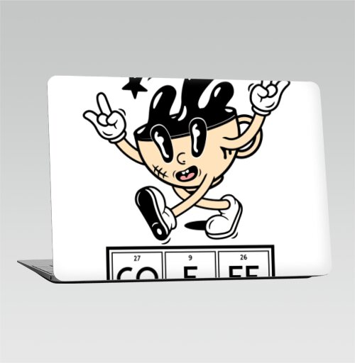 Кофе мен - Наклейки на 2010-2017 – Macbook Air