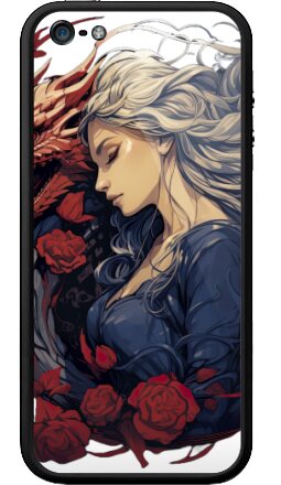 Дракон и Красавица: Гармония Сил и Красоты - Бампер на iPhone 5, 5S, страница 9