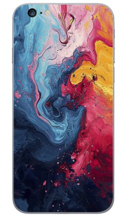 Энергия Цвета: Абстрактный Взрыв Краски Fluid Art - Виниловые наклейки на iPhone 6 plus - купить в Москве, страница 2