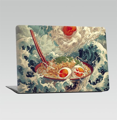 Эпический рамен в стиле нео-укиё-э - Наклейки на 2010-2017 – Macbook Air, страница 2